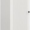 SystemBuild Evolution Kendall 16" Wide 1 Door Storage Cabinet, Fluted White