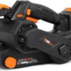 WEN Cordless Belt Sander, Variable Speed, Handheld and Portable with 20V Max 4.0Ah Battery and Charger (20418)
