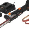 WEN Cordless Detail File Sander, Variable Speed with 20V Max 2.0 Ah Lithium-Ion Battery and Charger (20437)