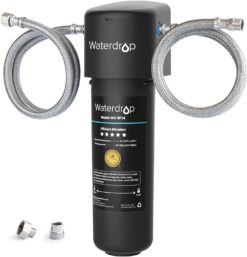 Waterdrop 10UA Under Sink Water Filter System, Reduces PFAS, PFOA/PFOS, Lead, Chlorine, Bad Taste & Odor, Under Counter Water Filter Direct Connect to Kitchen Faucet, NSF/ANSI 42 Certified, 8K Gallons