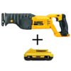 DEWALT DCS380BW230 20V MAX Cordless Reciprocating Saw and (1) 20V MAX Compact Lithium-Ion 3.0Ah Battery