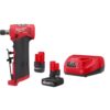 Milwaukee 2485-20-48-59-2452S M12 FUEL 12-Volt Lithium-Ion 1/4 in. Cordless Right Angle Die Grinder with High Output 5.0/2.5 Ah Batteries and ChargerMilwaukee 2485-20-48-59-2452S M12 FUEL 12-Volt Lithium-Ion 1/4 in. Cordless Right Angle Die Grinder with High Output 5.0/2.5 Ah Batteries and Charger