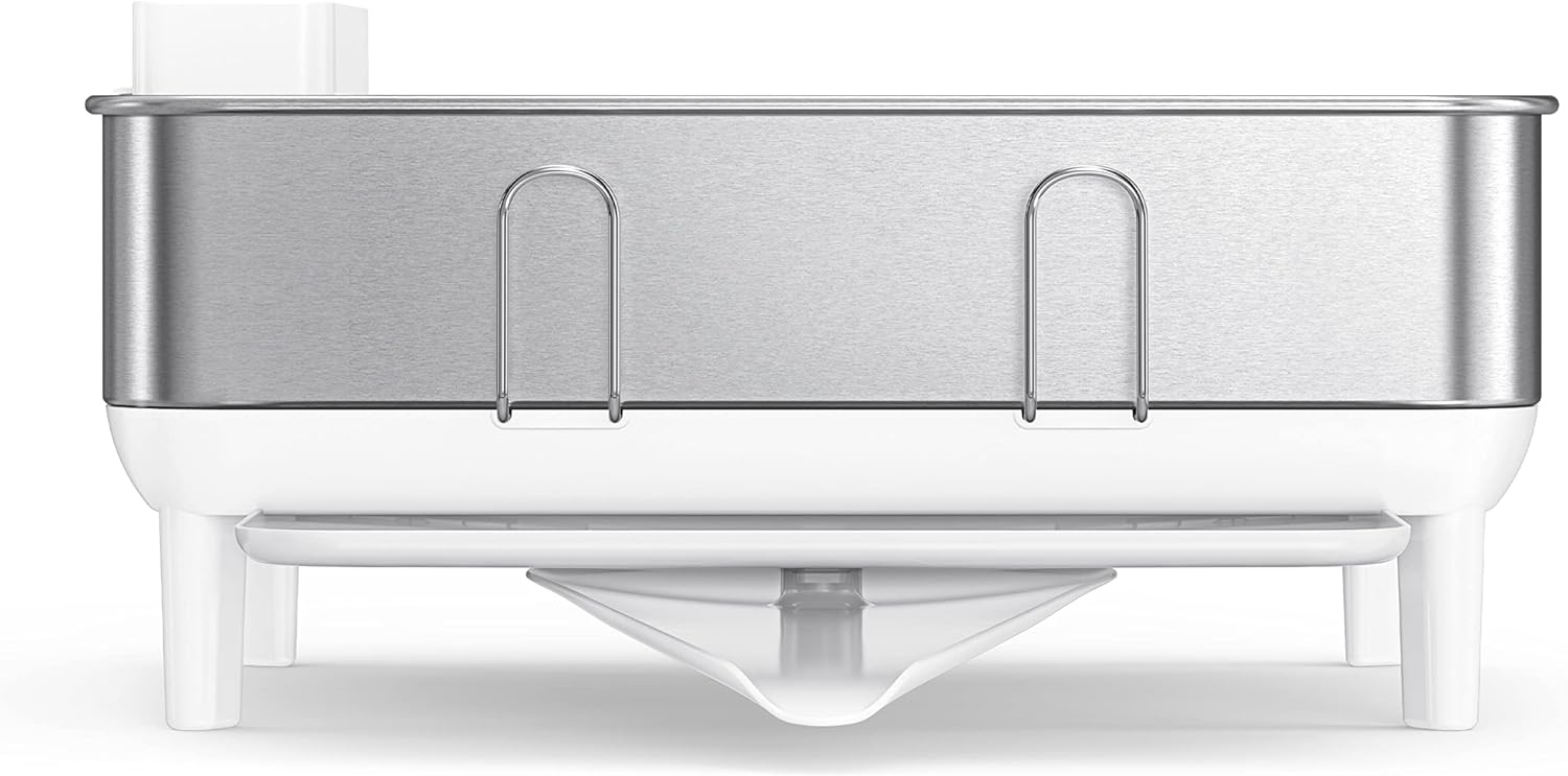 https://bigbigmart.com/wp-content/uploads/2023/10/simplehuman-Compact-Kitchen-Dish-Drying-Rack-with-Swivel-Spout-Fingerprint-Proof-Stainless-Steel-Frame-White-Plastic1.jpg