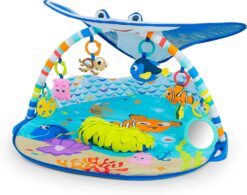 Bright Starts Disney Baby Finding Nemo Mr. Ray Ocean Lights & Music Gym, Ages Newborn +