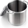 Cooks Standard Stockpots Stainless Steel, 11 Quart Professional Grade Stock Pot with Lid, Silver