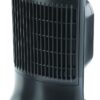Honeywell Compact Ceramic Tower Heater, Black – Compact, Small Heater with Big Heat – Ceramic Heater with Two Heat Settings