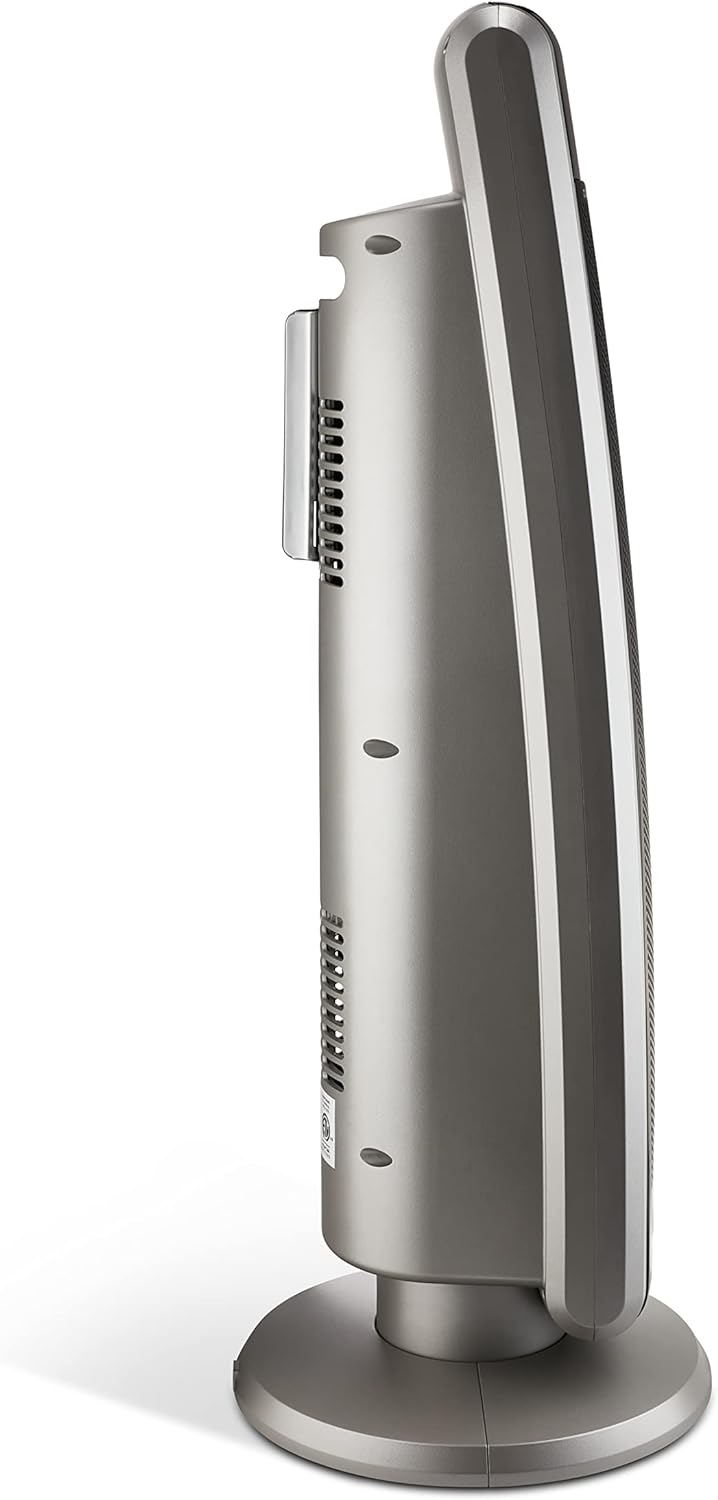 Lasko 29” Ceramic Tower Heater for Large Rooms, Whole Room Heating with Oscillation, Overheat Protection, Digital Display, Timer, Remote Control, 1500W, Black, 558610