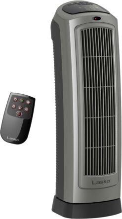 Lasko 5538 Ceramic Tower Heater with Remote Control