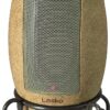 Lasko Oscillating Ceramic Designer Series Space Heater for Home with Adjustable Thermostat, Timer and 2-Speeds, 16 Inches, 1500W, Beige, 6405 , Gold