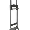 Leeyoung Folding Hand Truck and Dolly, 264 Lb Capacity Heavy-Duty Luggage Trolley Cart with Telescoping Handle and PP+EVA Wheels