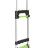 Leeyoung Folding Hand Truck and Dolly,309 lb Capacity Aluminum Portable Cart with Telescoping Handle and PP+EVA Wheels