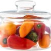 Simax Glass Cookware Glass Pot, 48 Oz (1.5 Quart) Glass Saucepan, Potpourri Simmer Pot With Lid, Heat Resistant Handles, Serving Dish, Microwave, Stove and Dishwasher Safe Borosilicate Glass