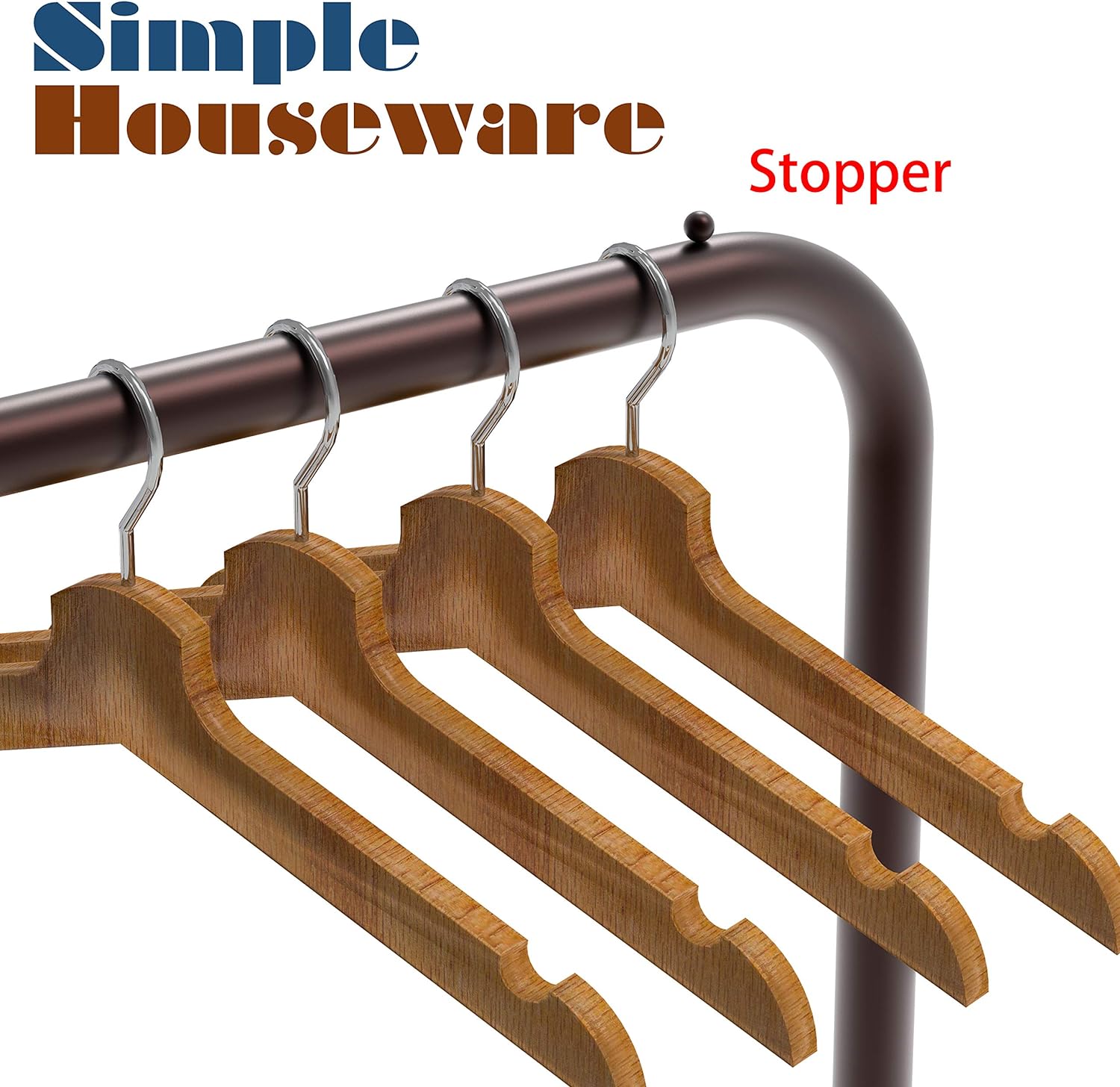 Simple Houseware Commercial Z Base Garment Rack, Red