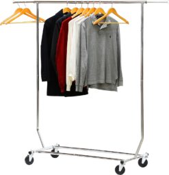 Simple Houseware Supreme Commercial Grade Clothing Garment Rack, Chrome