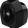 Vornado Velocity 1R Personal Space Heater with 2 Heat Settings and Advanced Safety Features, Black