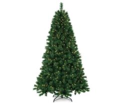 Winter Wonder Lane 7.5' Breckenridge Deluxe Cashmere Pre-Lit Artificial Christmas Tree with Clear Lights