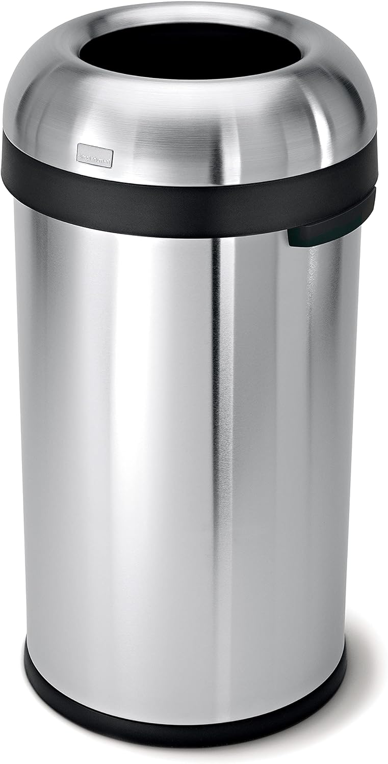simplehuman Pet Food Storage Can Brushed Stainless Steel 30-Liter