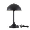Better Homes & Gardens 18" Modern Dome Touch On/Off Table Lamp, Black