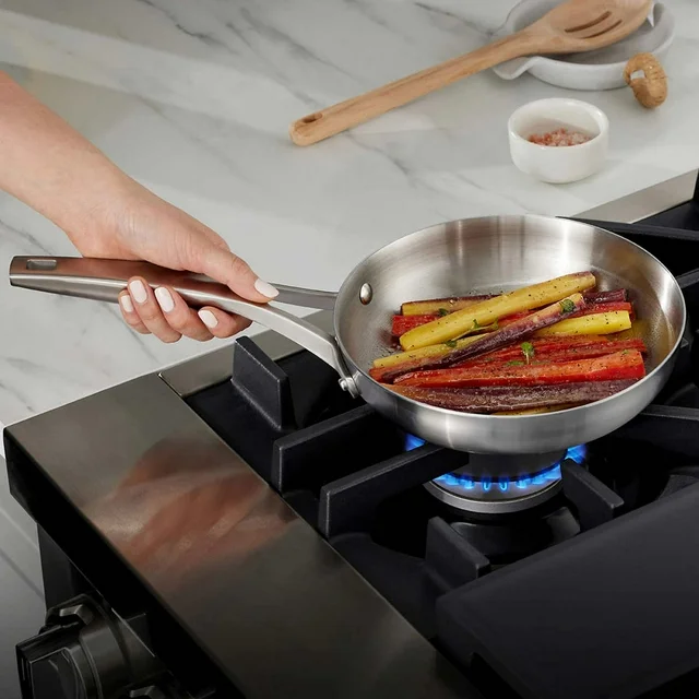 Calphalon Premier Stainless Steel Pots and Pans, 12-Piece Cookware Set New  Model