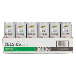 Celsius Sparkling Energy Drink, Kiwi Guava, 12 fl oz, 24-count
