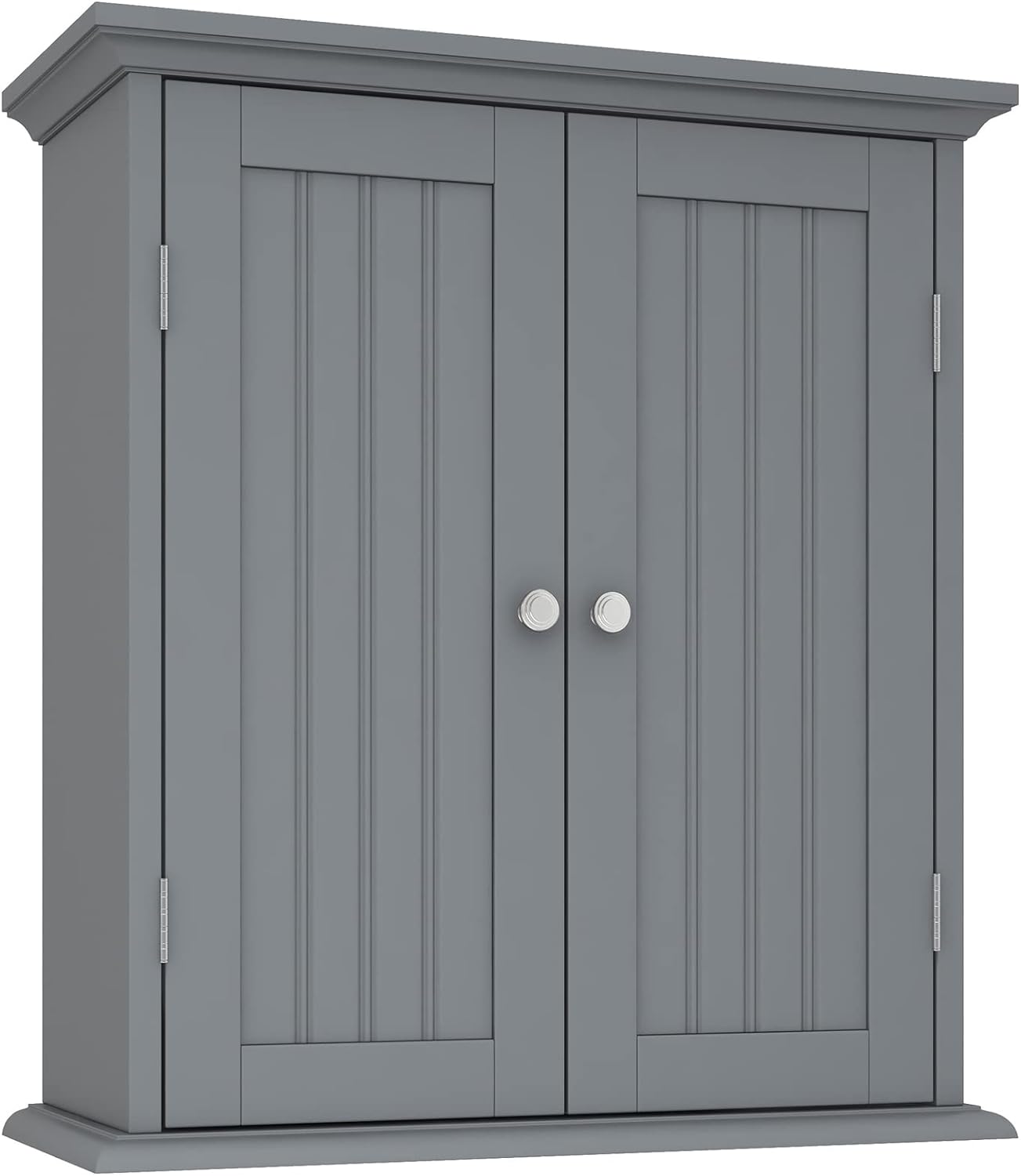 Black Bathroom Cabinet,Bathroom Wall Cabinet 2 Door Adjustable Shelves,Over  the