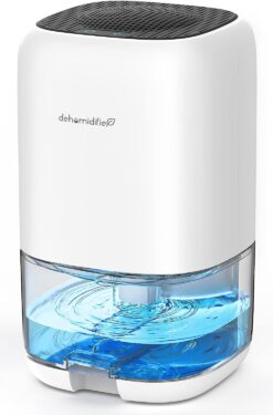 Dehumidifier, TABYIK 35 OZ Small Dehumidifiers for Room for Home, Quiet with Auto Shut Off, Dehumidifiers for Bedroom (280 sq. ft), Bathroom, RV, Closet