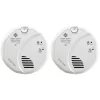 First Alert Hardwired Talking Photoelectric Smoke and Carbon Monoxide (CO) Detector, 2-Pack