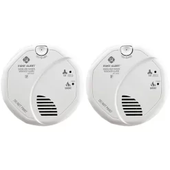 First Alert Hardwired Talking Photoelectric Smoke and Carbon Monoxide (CO) Detector, 2-Pack