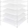 Growsun Sweater Drying Rack 6-Layer Stackable Mesh Cloth Dry Dyier,White