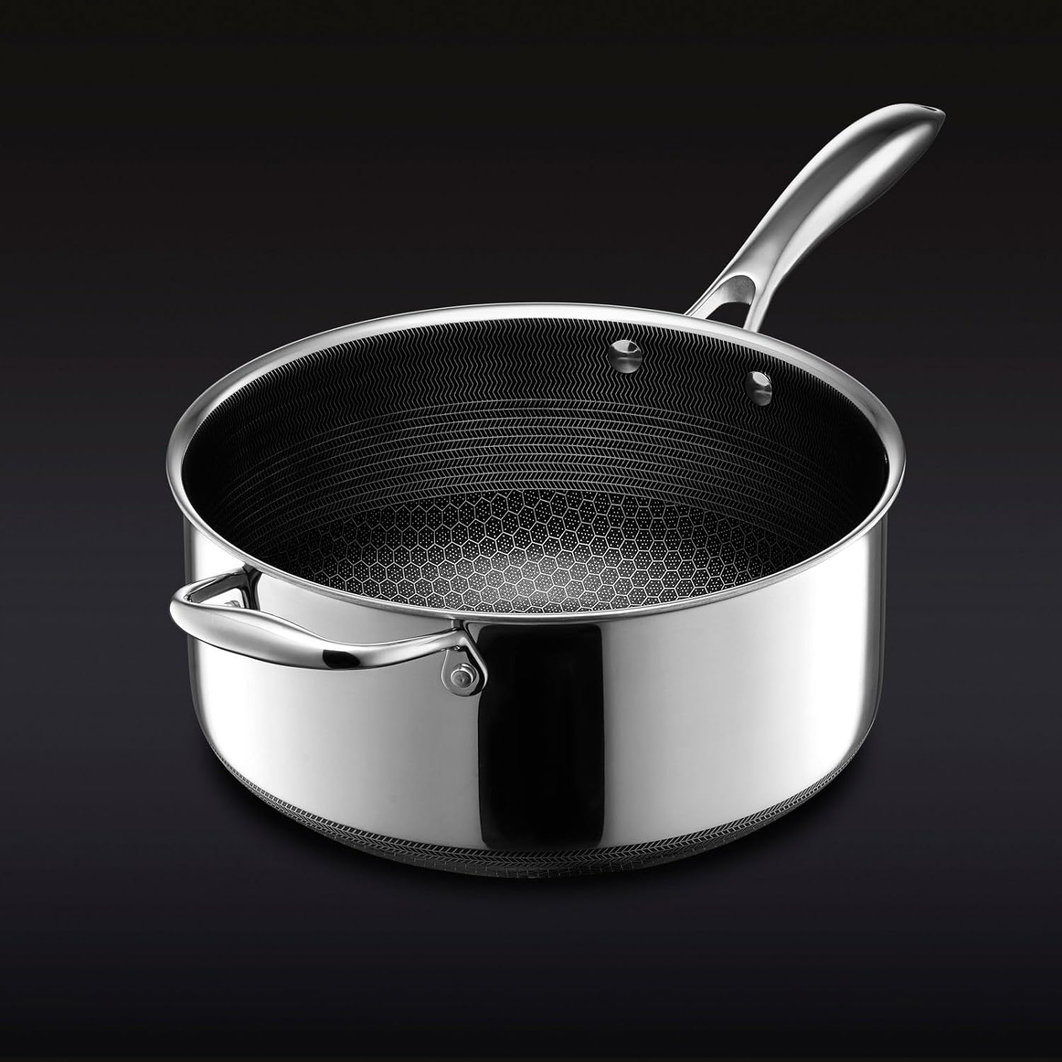  HexClad Hybrid Nonstick 14-Inch Frying Pan with Steel