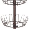 Honey-Can-Do SHO-02221 Shoe Tree with Spinning Handle, Bronze, 4-Tier, 30 lbs