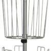 Household Essentials 2132-1 Metal 3-Tier Revolving Shoe and Boot Rack - Silver