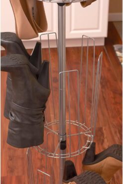Home Essentials 3-Tier Metal Shoe Rack