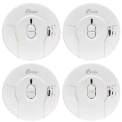 Kidde Battery Operated Smoke Alarm, 4-pack
