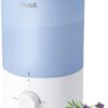 LEVOIT Dual 150 Humidifiers for Bedroom Large Room, 3L Cool Mist Top Fill Essential Oil Diffuser for Baby Nursery and Plants, 360° Nozzle, Quiet Rapid Ultrasonic Humidification for Home, Blue