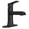 Moen Liso Single Hole Bathroom Faucet, Matte Black