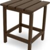 POLYWOOD ECT18MA Long Island 18" Side Table, Mahogany