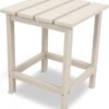 POLYWOOD ECT18SA Long Island 18" Side Table, Sand