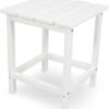 POLYWOOD ECT18WH Long Island 18" Side Table, White