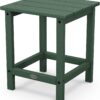 POLYWOOD Long Island 18" Side Table, Green