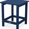 Polywood Long Island 18" Side Table, Navy