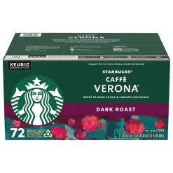 Starbucks Coffee Caffè Verona Dark Roast K-Cup Pod, 72-count