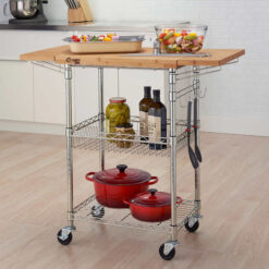 TRINITY PRO EcoStorage® Kitchen Cart (Silver)