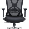 Ticova Ergonomic Office Chair - High Back Desk Chair with Adjustable Lumbar Support, Headrest & 3D Metal Armrest - 130°Rocking Mesh Computer Chair