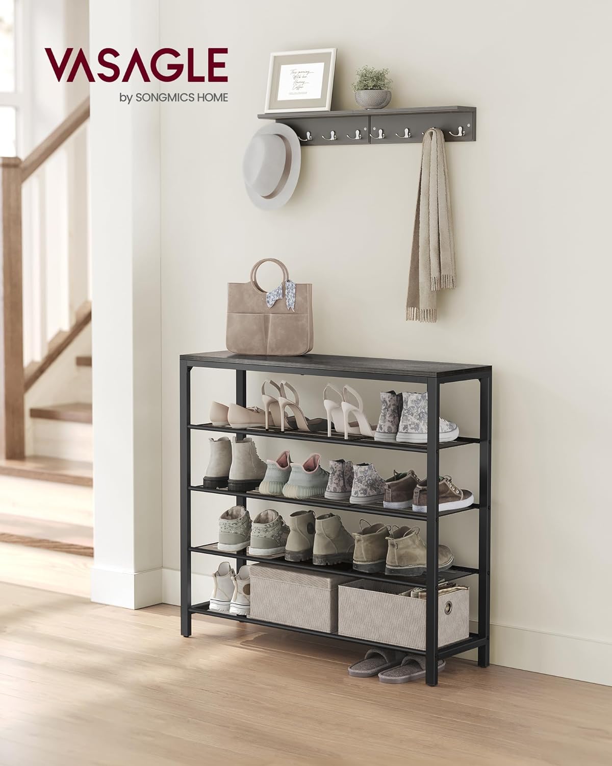 https://bigbigmart.com/wp-content/uploads/2023/12/VASAGLE-INDESTIC-Shoe-Rack-Storage-Organizer-with-4-Mesh-Shelves-and-Large-Surface-for-Bags-Shoe-Shelf-for-Entryway-Hallway-Closet-Steel-Frame-Industrial-Charcoal-Gray-and-Black-ULBS015B041.jpg