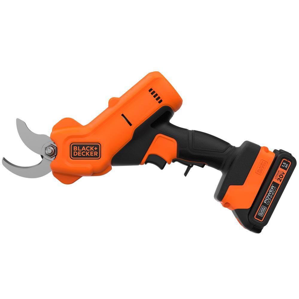 BLACK+DECKER BCPR320C1 20-Volt Cordless Electric Pruner with 1.5Ah Battery  and Charger