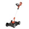 BLACK+DECKER MTC220 20V MAX Cordless Battery Powered 3-in-1 String Trimmer, Lawn Edger & Lawn Mower Kit with (2) 2Ah Batteries & Charger