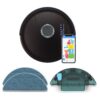 bObsweep SLP231122 PetHair SLAM Robotic Vacuum Cleaner and Mop in Jet