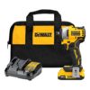 DEWALT DCF809D1 ATOMIC 20V Max Lithium-Ion Brushless Cordless Compact 1/4 in. Impact Driver Kit with 2.0Ah Battery, Charger and Bag