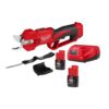 Milwaukee 2534-21-48-11-2420 M12 FUEL 12V Brushless Cordless Brushless Cordless Pruner Kit w/(2) 2.0 Ah Battery, Charger